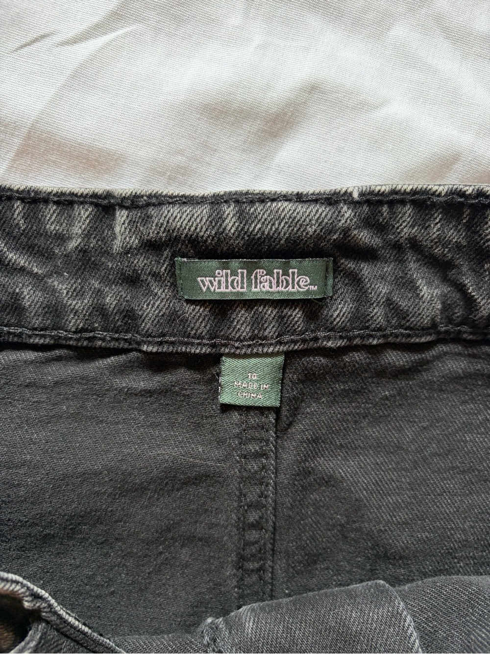 Denim Fit & Flare Mini Skirt - Picture 7 of 8